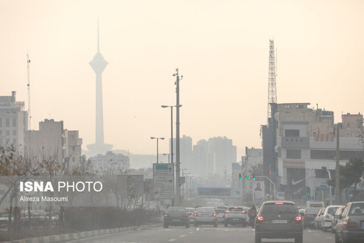 ۱۳ روز آلودگی هوای پایتخت طی بهمن‌ماه