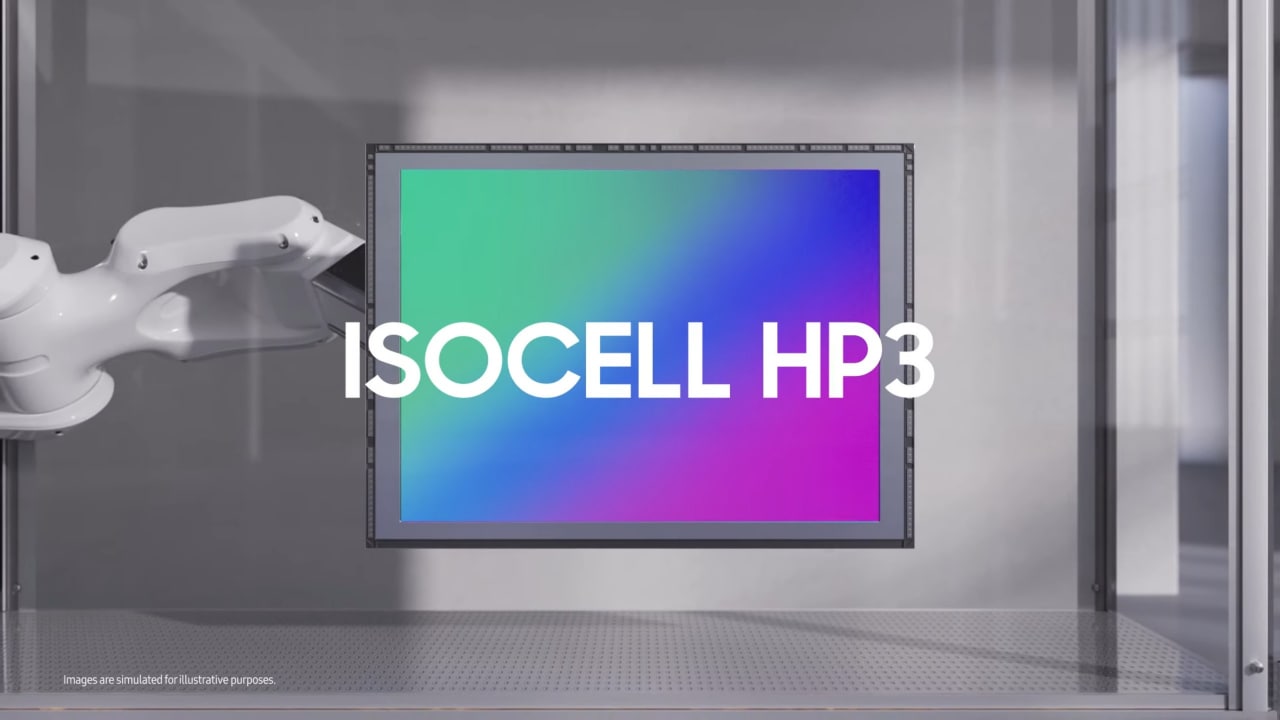 سنسور ۲۰۰ مگاپیکسلی ISOCELL HP3 سامسونگ رونمایی شد