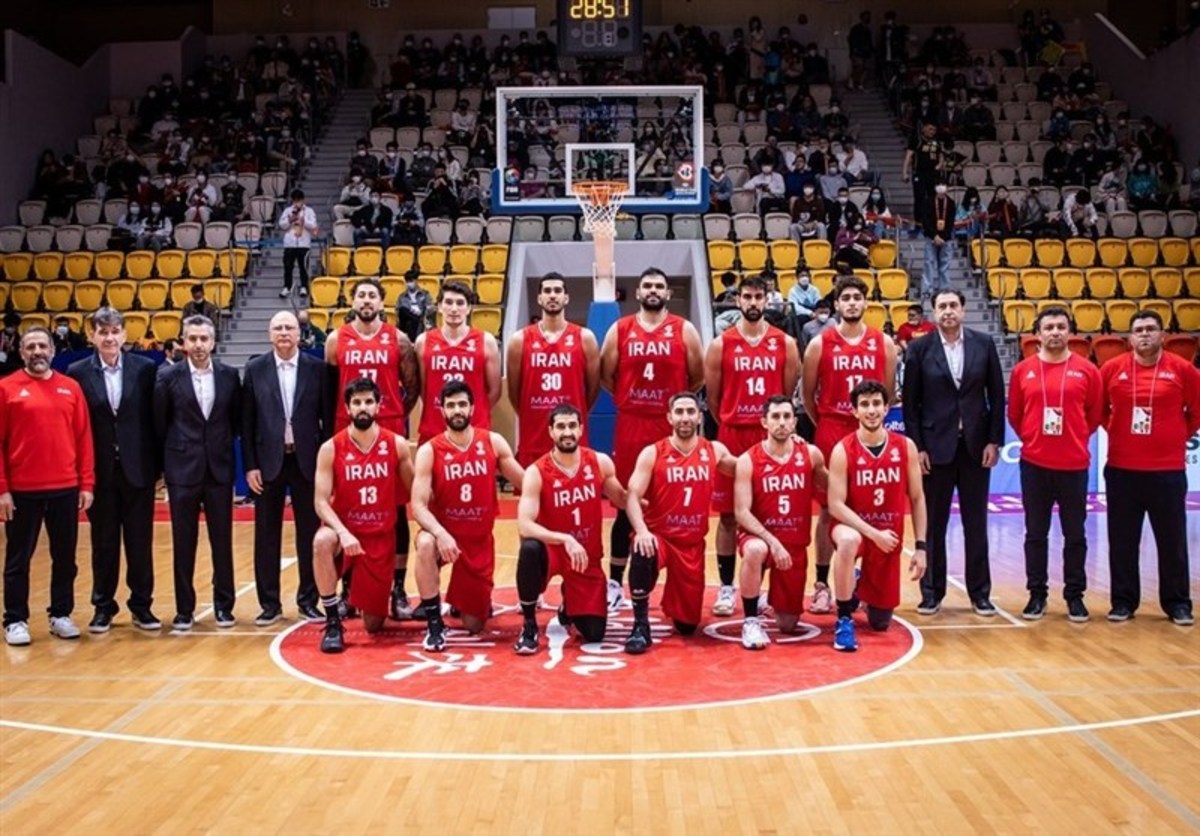حریفان تیم ملی بسکتبال ایران در جام جهانی ۲۰۲۲ مشخص شدند