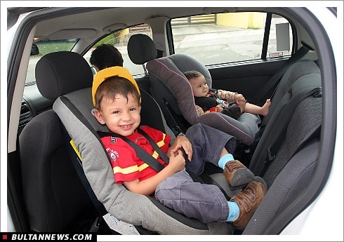 امنیت کودک در خودرو با 