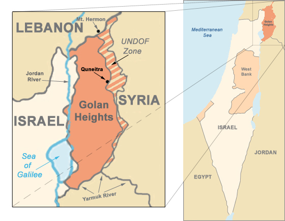 افزایش سطح آماده باش نیروهای اسراییلی در ارتفاعات گولان