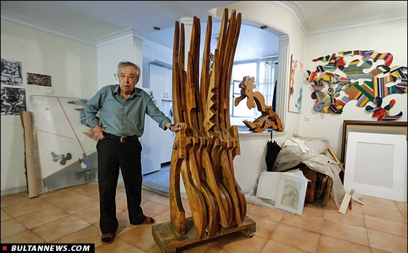 میوه باغم را چیده و درختانم را می‌شکنند/ گل‌زنی مجسمه‌ساز 90 ساله ایرانی در برزیل