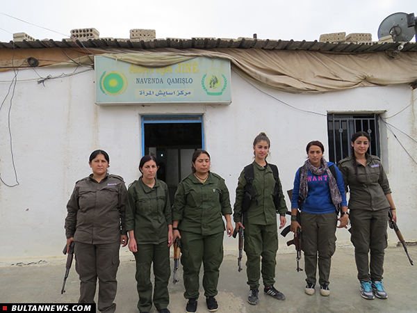 گزارش تصویری از نیروهای امنیتی زن در مناطق کردنشین سوریه