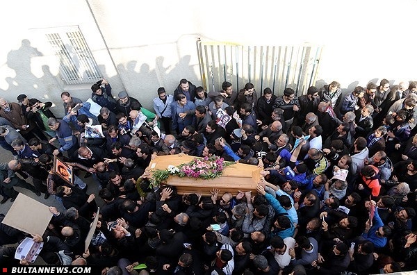 مراسم تشییع مرحوم غلامحسین مظلومی (+تصاویر)