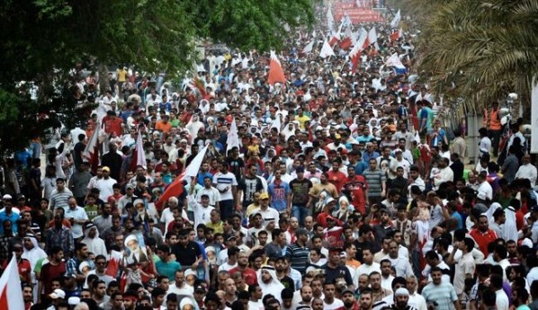 تظاهرات مردم بحرین در تظاهرات بزرگ 