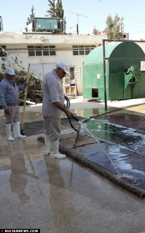 کارگاه قالیشویی حرم مطهر حضرت زینب (س) در سوریه راه اندازی شد