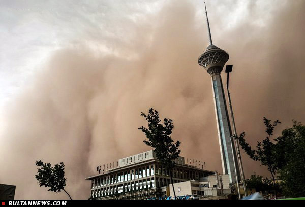 گرد و غبار تهران از غرب کشور آمده بود (+جدول)