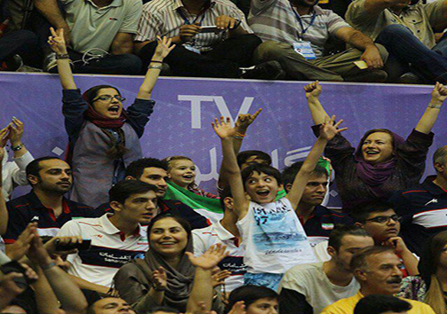 ایران سه - آمریکا صفر  /جو سالن پیروزی را نصیب ایران کرد
