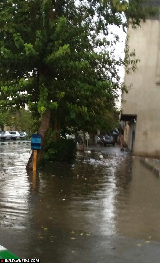 گزارش تصویری: آب گرفتگی امروز در تهران