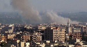 اصابت دو راکت به سفارت روسیه در دمشق