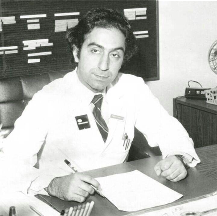 پروفسور مجید سمیعی در روزهای جوانی