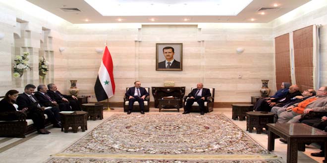 دیدار هیئتی از مصر با نخست وزیر سوریه
