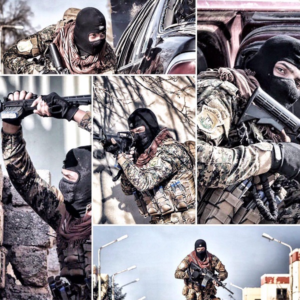مانور نیروهای ویژه نُجَباء در موصل