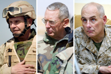 سه ژنرال جنگ عراق ترامپ را راه می‌برند