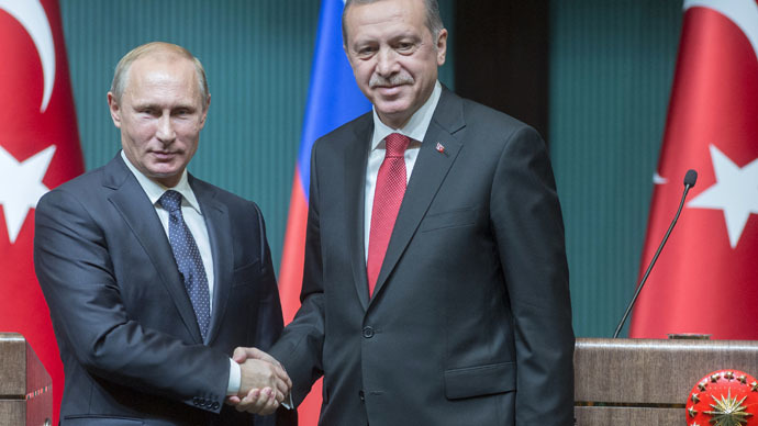 منافع روسیه و ترکیه در خط لوله گازی جریان تركي