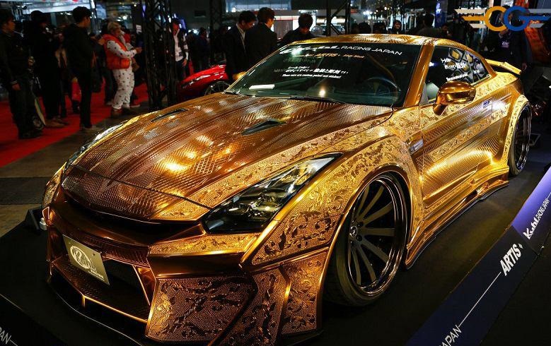 خودروی GTR  ساخته شده از طلای 24 عیار