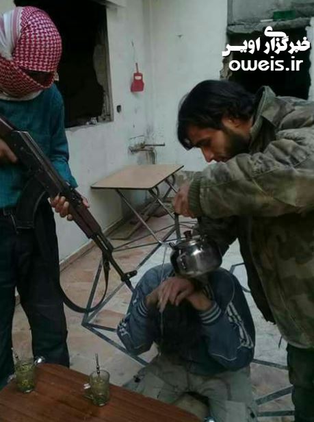 شکنجه وحشیانه اسیر ایرانی توسط تروریست ها! + تصاویر