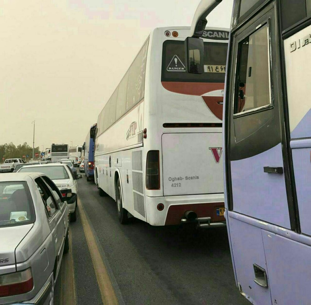 ترافیک سنگین در محور ایلام-مهران