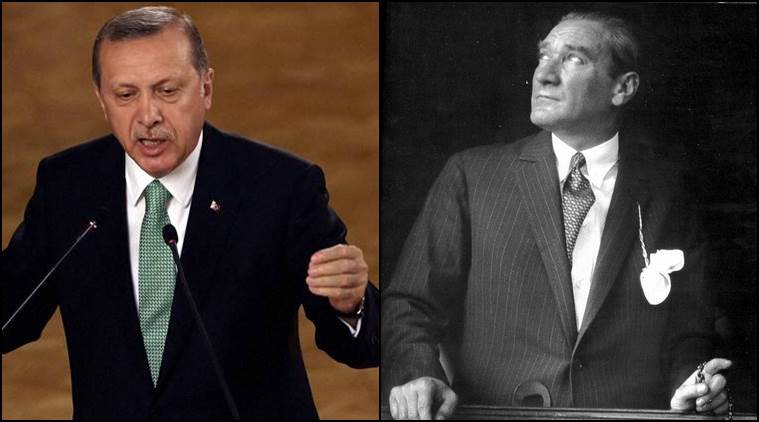 سیبل قراردادن اردوغان و آتاتورک