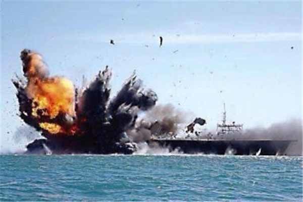 کشتی جنگی عربستان در سواحل جیزان هدف قرار گرفت