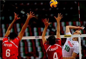 شکست والیبال ایران از بلغارستان