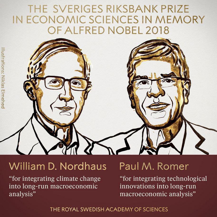 اقدامات «رومر» و «نوردهاوس» که منجر به نوبل اقتصاد ۲۰۱۸
