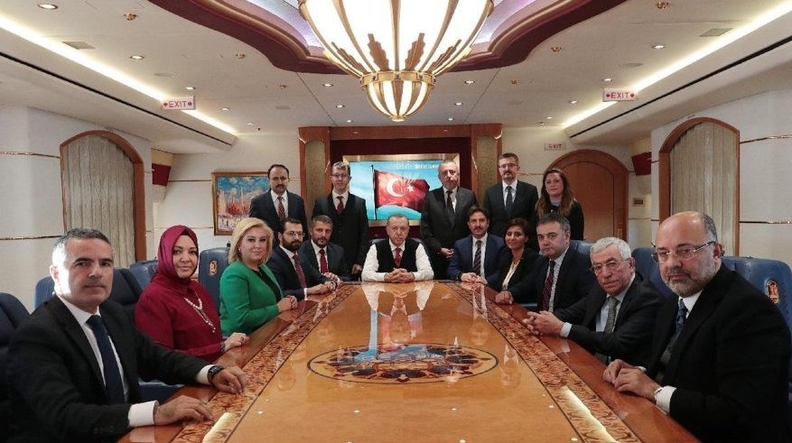 اولین پرواز اردوغان با هواپیمای اهدایی امیر قطر