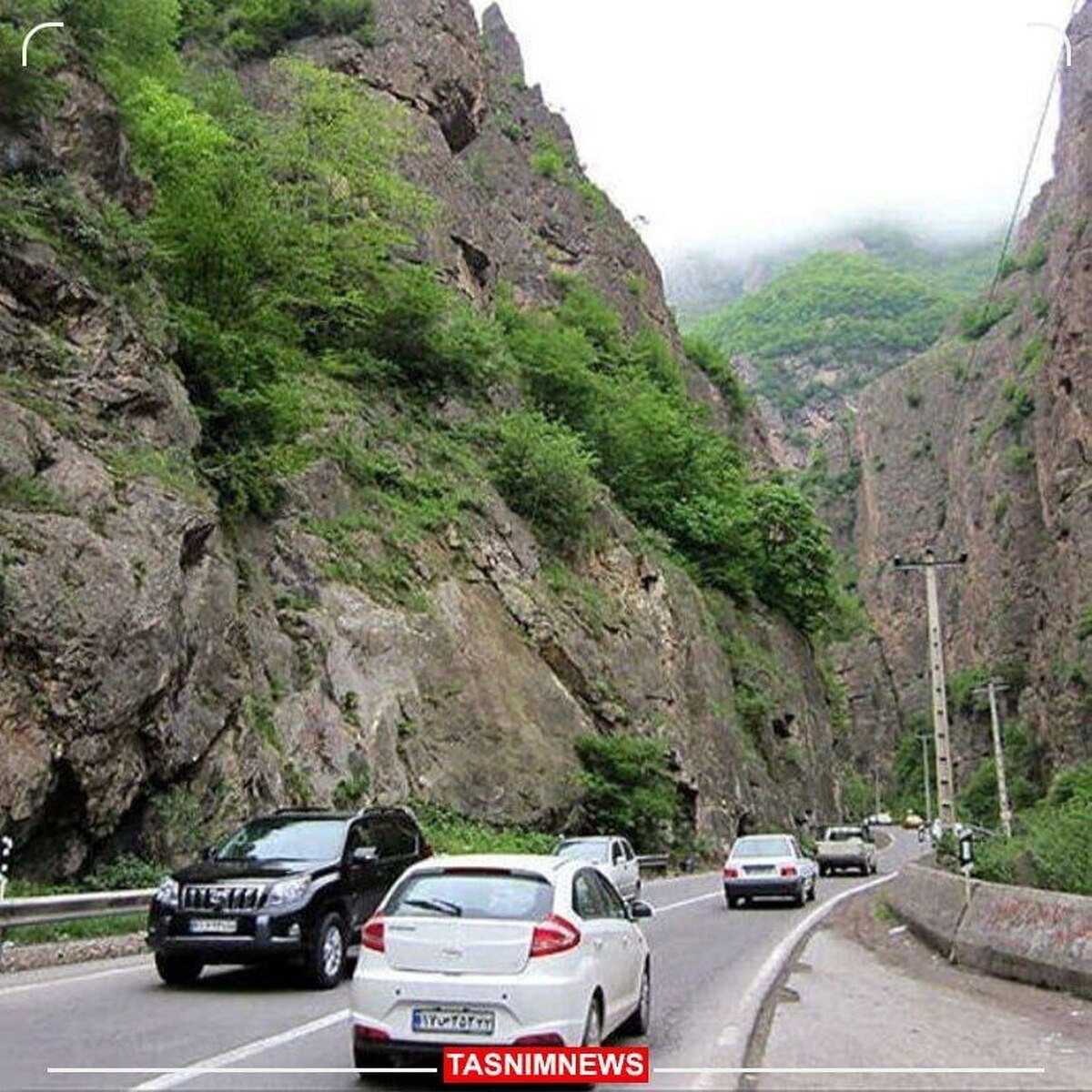 تردد در جاده چالوس و تهران - شمال عادی شد
