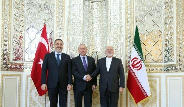 ايران وتركيا تبحثان التطورات الجارية في المنطقة