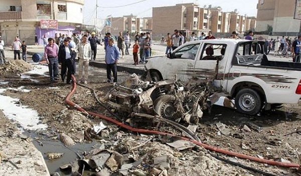 مقتل مدني وإصابة ستة آخرين بانفجار خمس عبوات شمال غرب بغداد