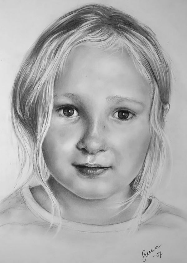 Портрет человека ребенку. Детский портрет. Портрет ребенка карандашом. Реалистичные портреты детей. Реалистичное рисование детей.