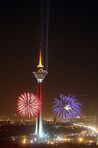 عکس های زیبا از تهران در شب