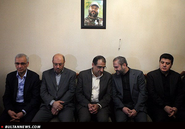 کدام مسئولان دولتی در مراسم بزرگداشت شهید جهاد مغنیه شرکت کردند؟ (+عکس)