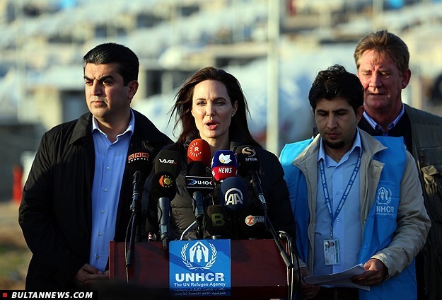 آنجلینا جولی در کردستان عراق+عکس