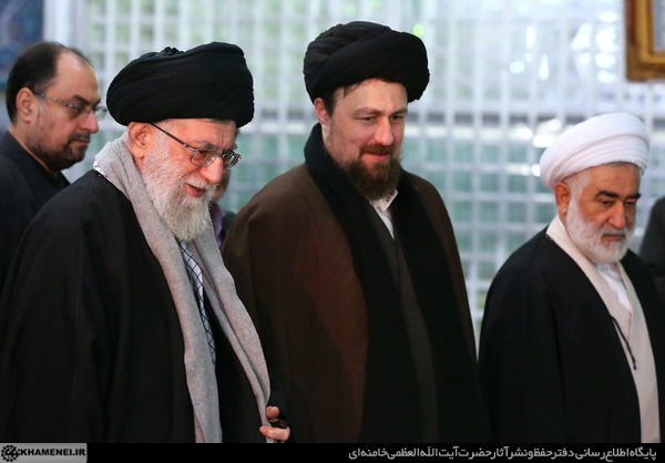 حضور رهبر انقلاب در مرقد مطهر امام راحل و گلزار شهدای بهشت زهرا