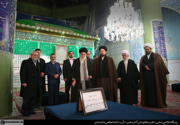 حضور رهبر انقلاب در مرقد مطهر امام راحل و گلزار شهدای بهشت زهرا