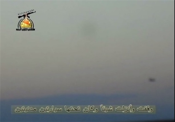 بالگرد ساقط شده حامل سلاح برای داعش + عکس