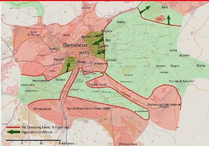 هنر کار رزمندگان حزب الله و ارتش سوریه را در بازپس گیری مناطق +نقشه