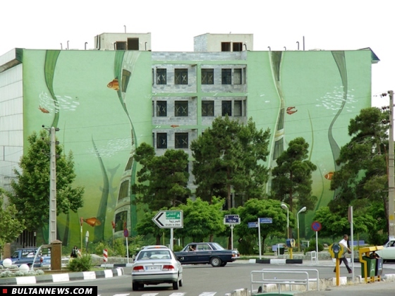 9 نقاشی دیواری که زندگی در ایران را به نحوی بسیار متفاوت به تصویر می سازد