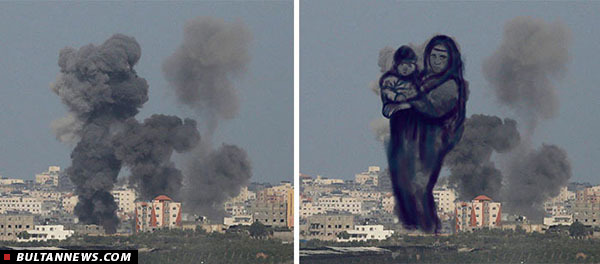 فلسطینی هنرمند با دود همه چیز می‌گوید، بعضی هنرمندان ایرانی با وجود همه امکانات اخته‌اند +تصاویر