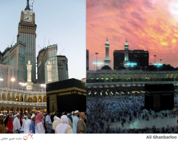 عکسی عجیب از اطراف خانه خدا