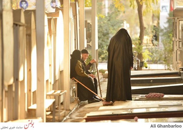 بهشتیان در بهشت زهرا (ص)+عکس
