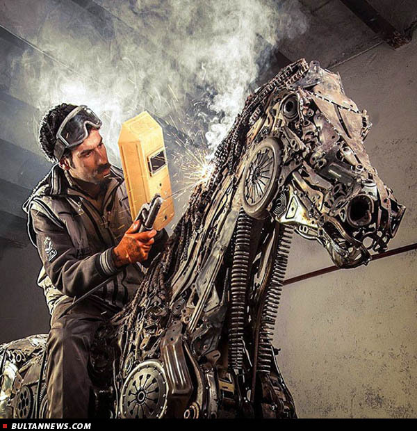 مجسمه های فلزی حسن نوروزی (+عکس) مجسمه های فلزی حسن نوروزی (+عکس)