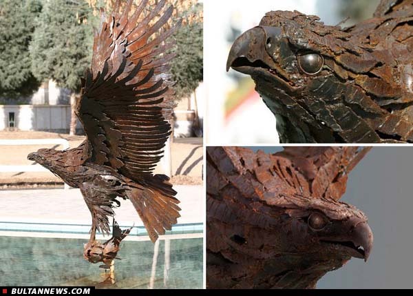 مجسمه های فلزی حسن نوروزی (+عکس) مجسمه های فلزی حسن نوروزی (+عکس)