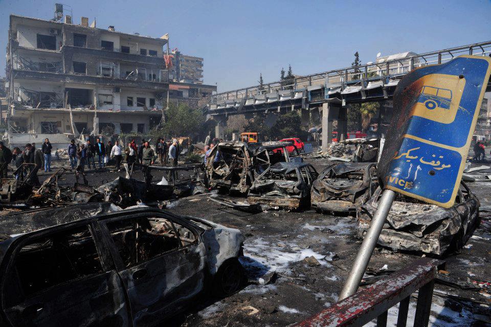 شمار کشته شدگان انفجارهای تروریستی دمشق به 71 تن رسید