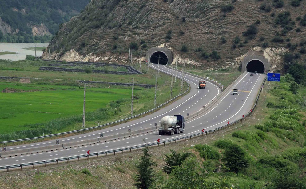 آزادراه قزوین - رشت یک گام دیگر تا تکمیل نهایی
