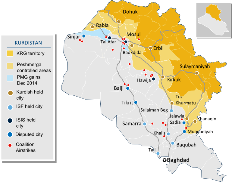 قبض و بسط ژئوپلیتیکی کردستان عراق با ظهور داعش