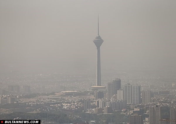 آلودگی هوای تهران ناشی از ورزش باد در عراق (+جدول)
