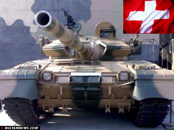 تانک های سوییسی آماده برای جنگ در یمن