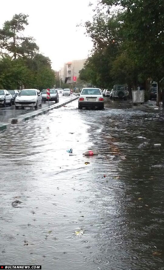 گزارش تصویری: آب گرفتگی امروز در تهران